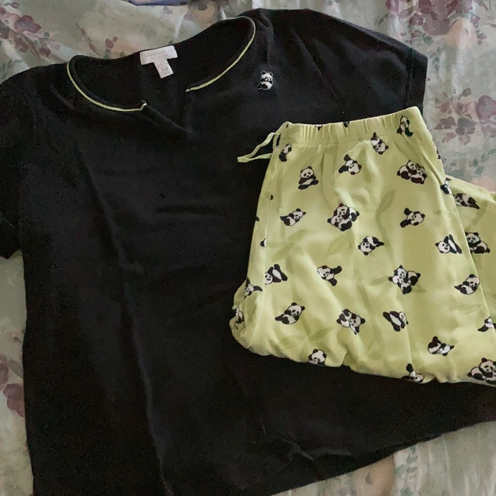 Panda Pajama Set